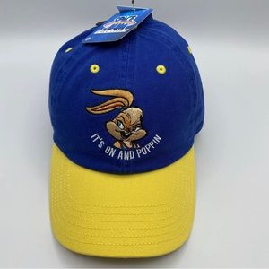 Space Jam LOLA It’s On And Poppin Adjustable Dad Baseball Hat Blue/Yellow OSFM